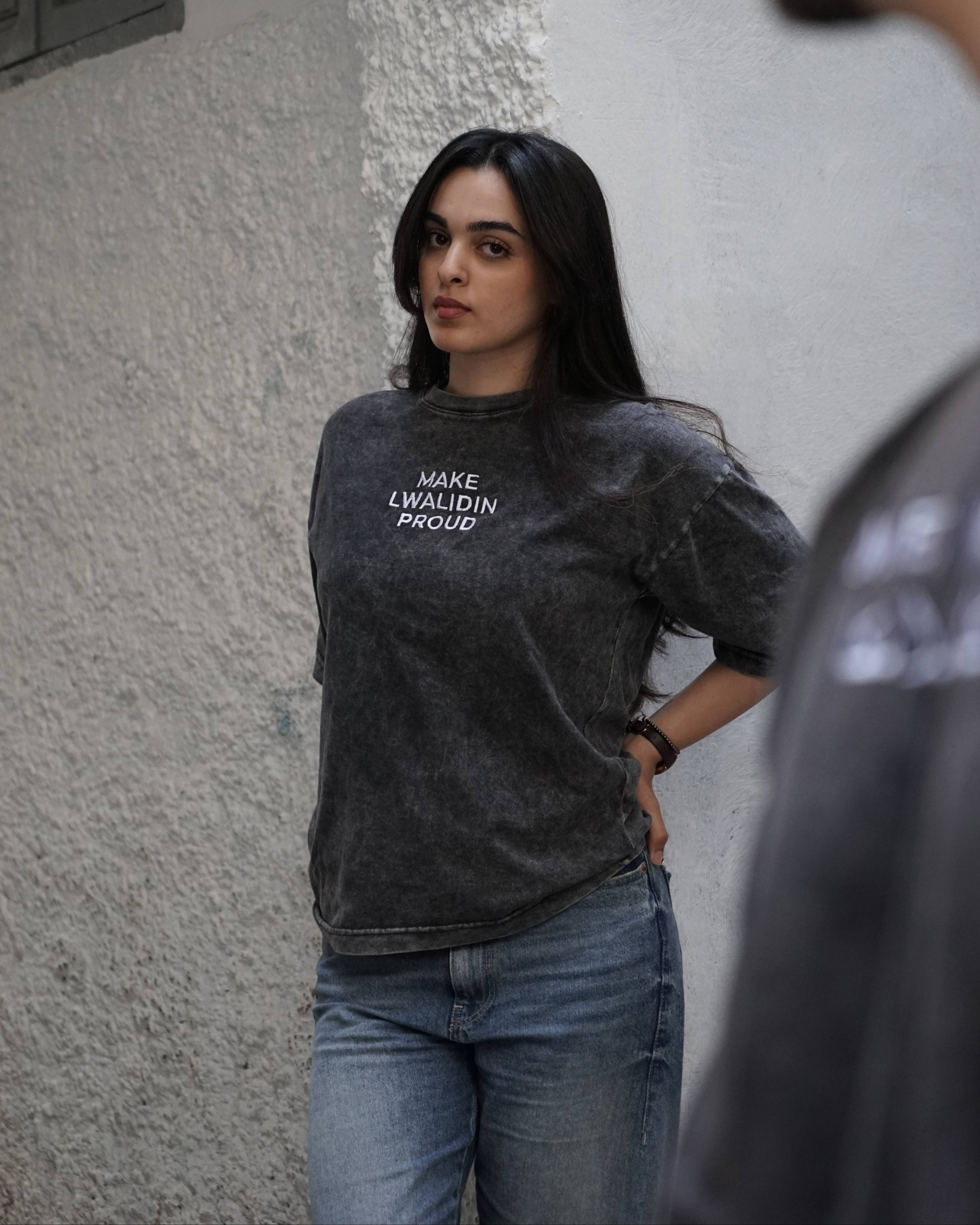 Make Lwalidin Washed Tee