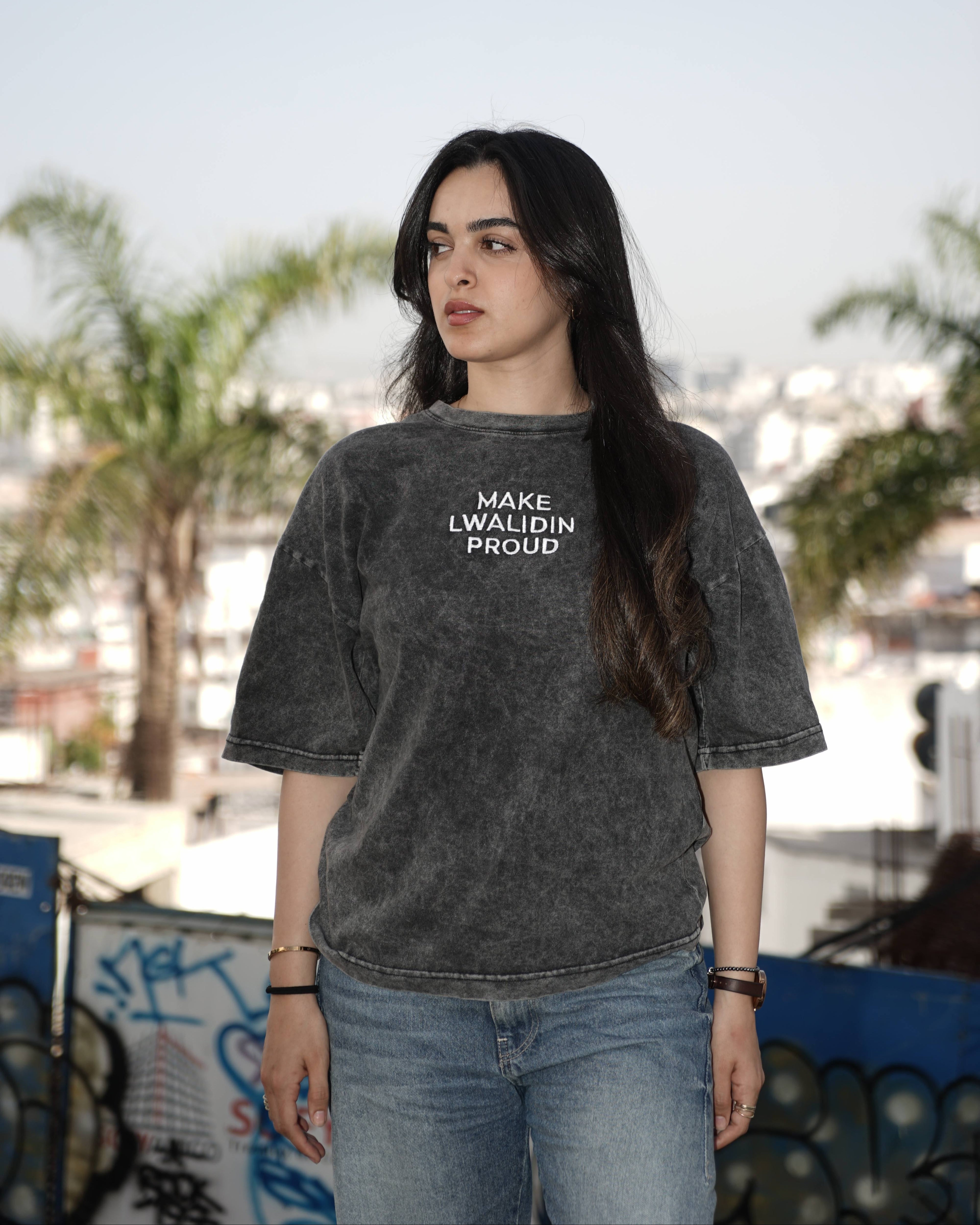 Make Lwalidin Washed Tee