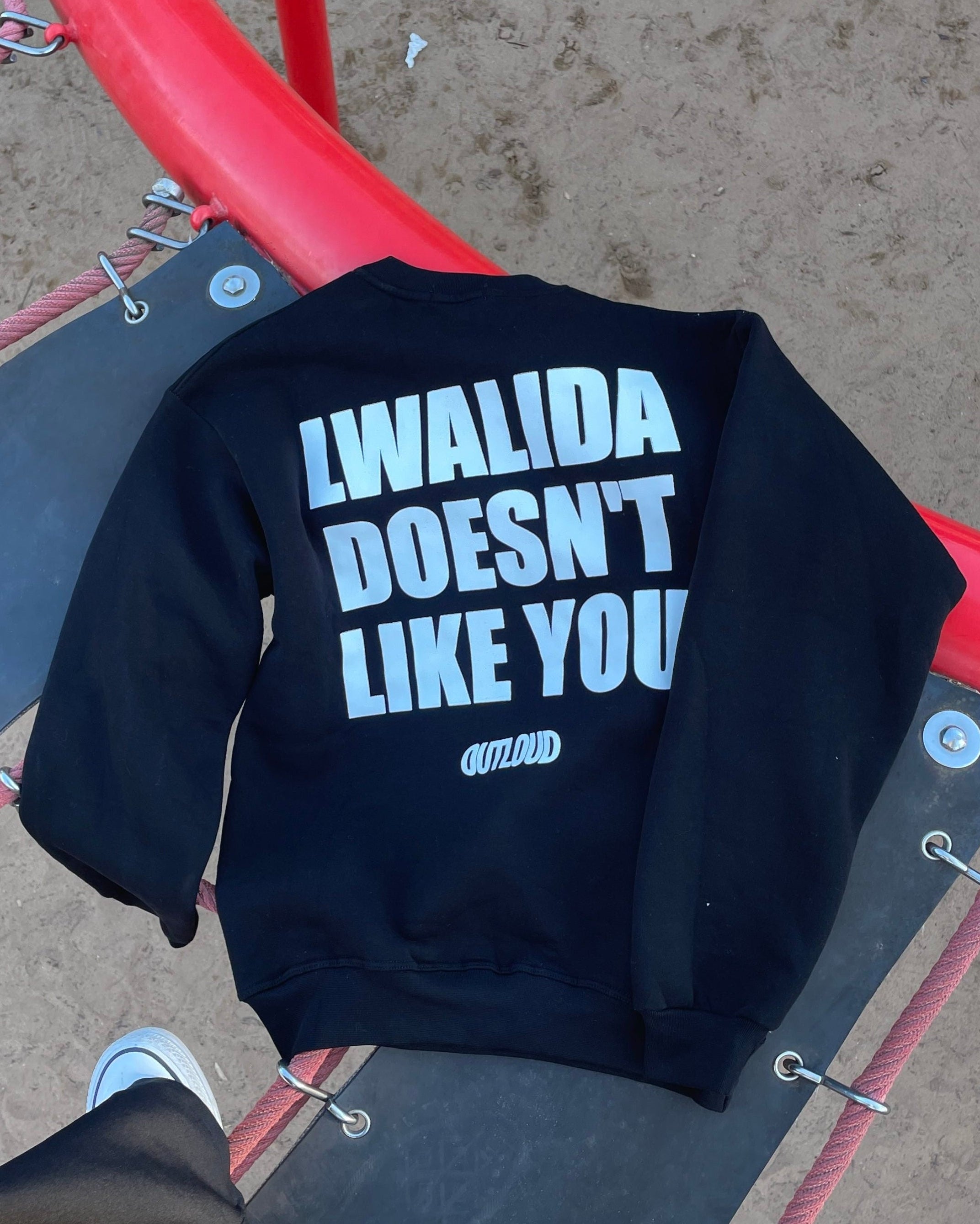 LWALIDA DOESN'T sweatshirt