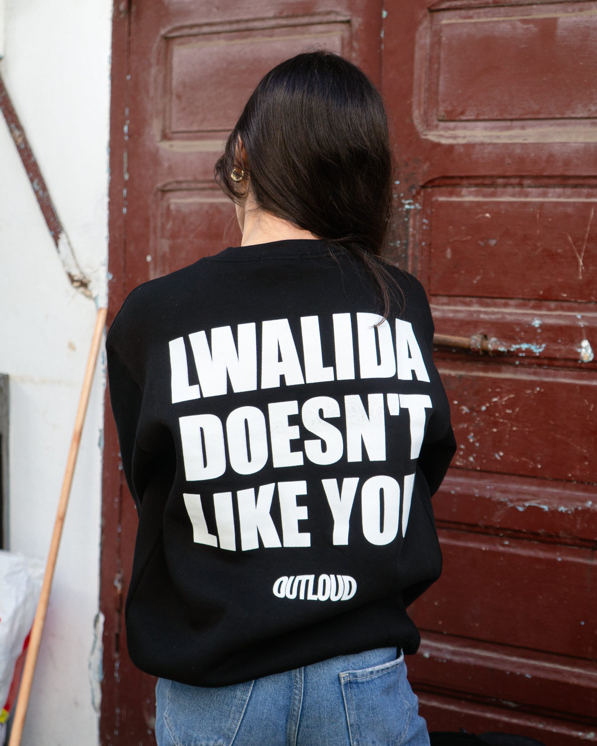 LWALIDA DOESN'T sweatshirt