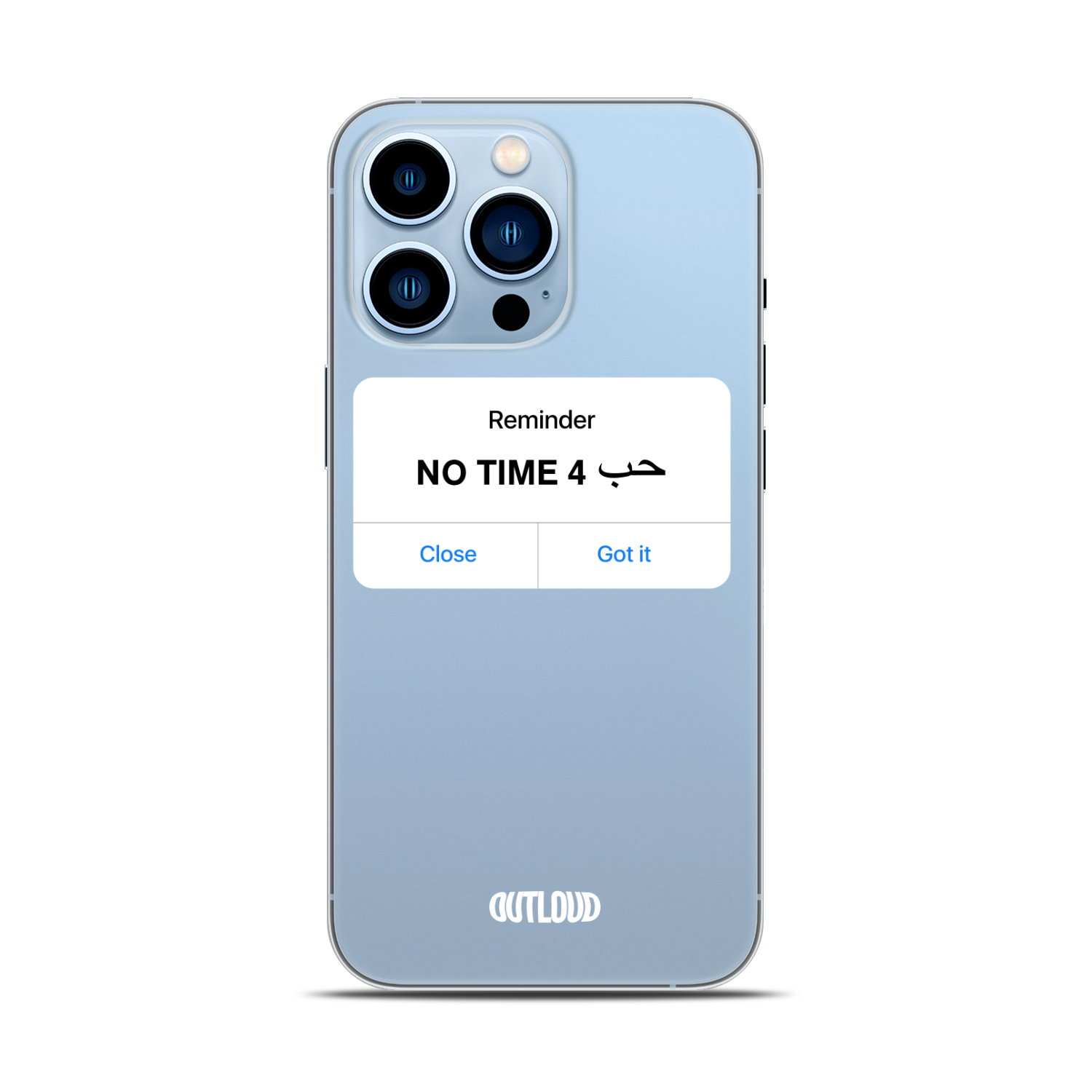 NO TIME phone case